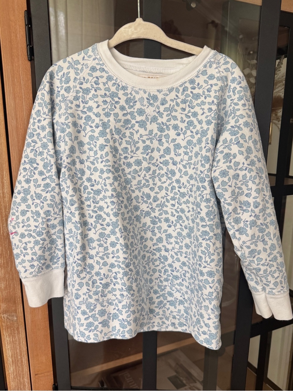 TBBC Cassidy Comfy crewneck sweater sweatshirt greenbriar garden floral pima